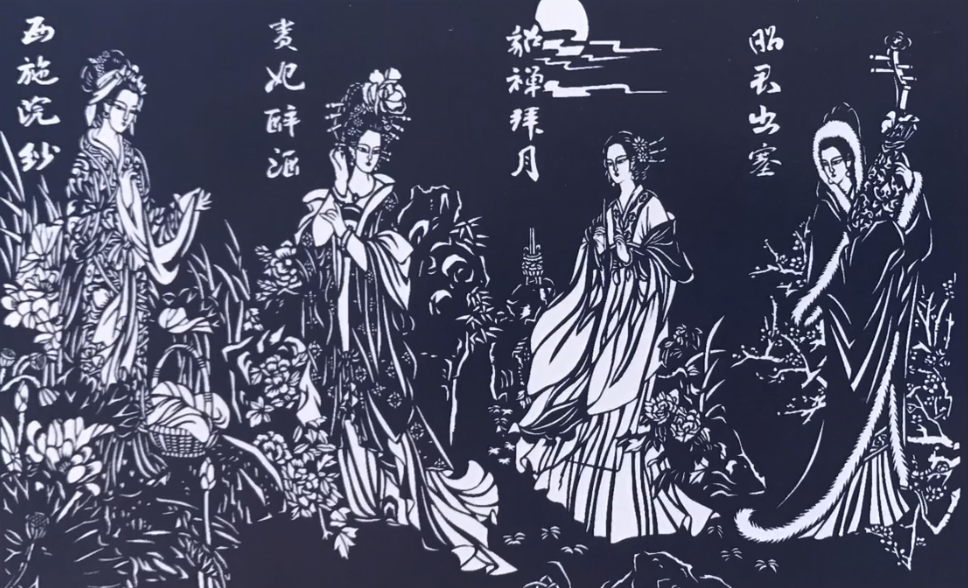 錫伯族剪紙里有故事，指隨心動(dòng)的民族情懷～